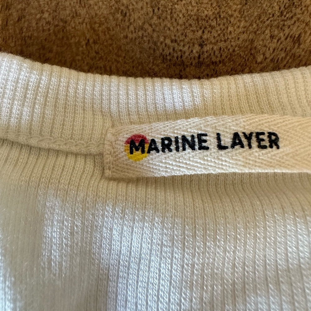 Marine Layer Lexi Rib Button Top - Picture 2 of 5
